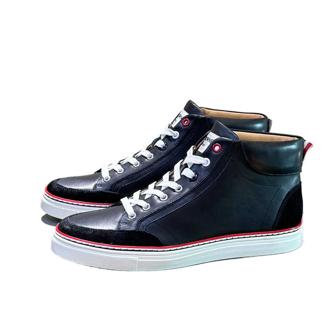 SOLA  High Top Leather Sneakers