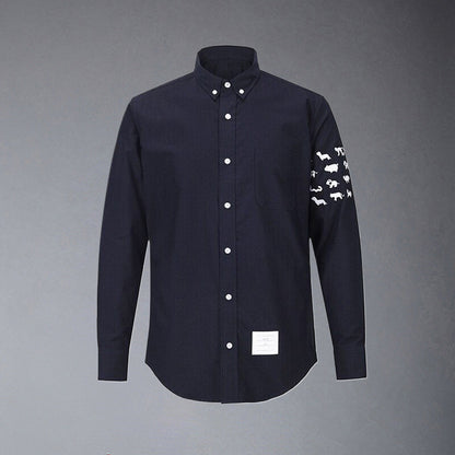 SOLA  4-Bar Embroidery Shirt