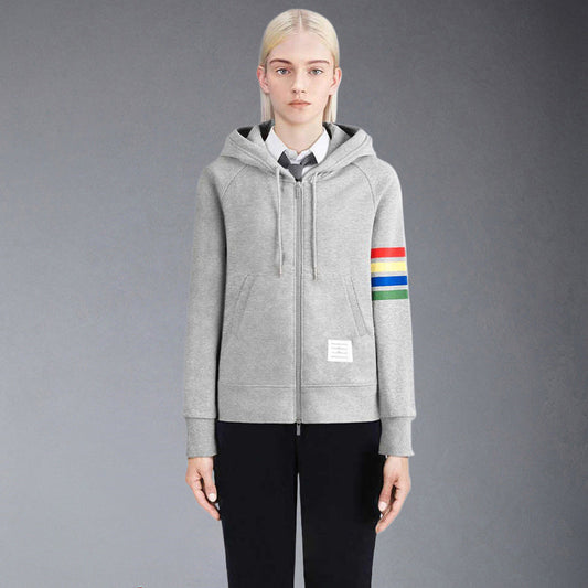 SOLA  Rainbow Stripes Hoodie