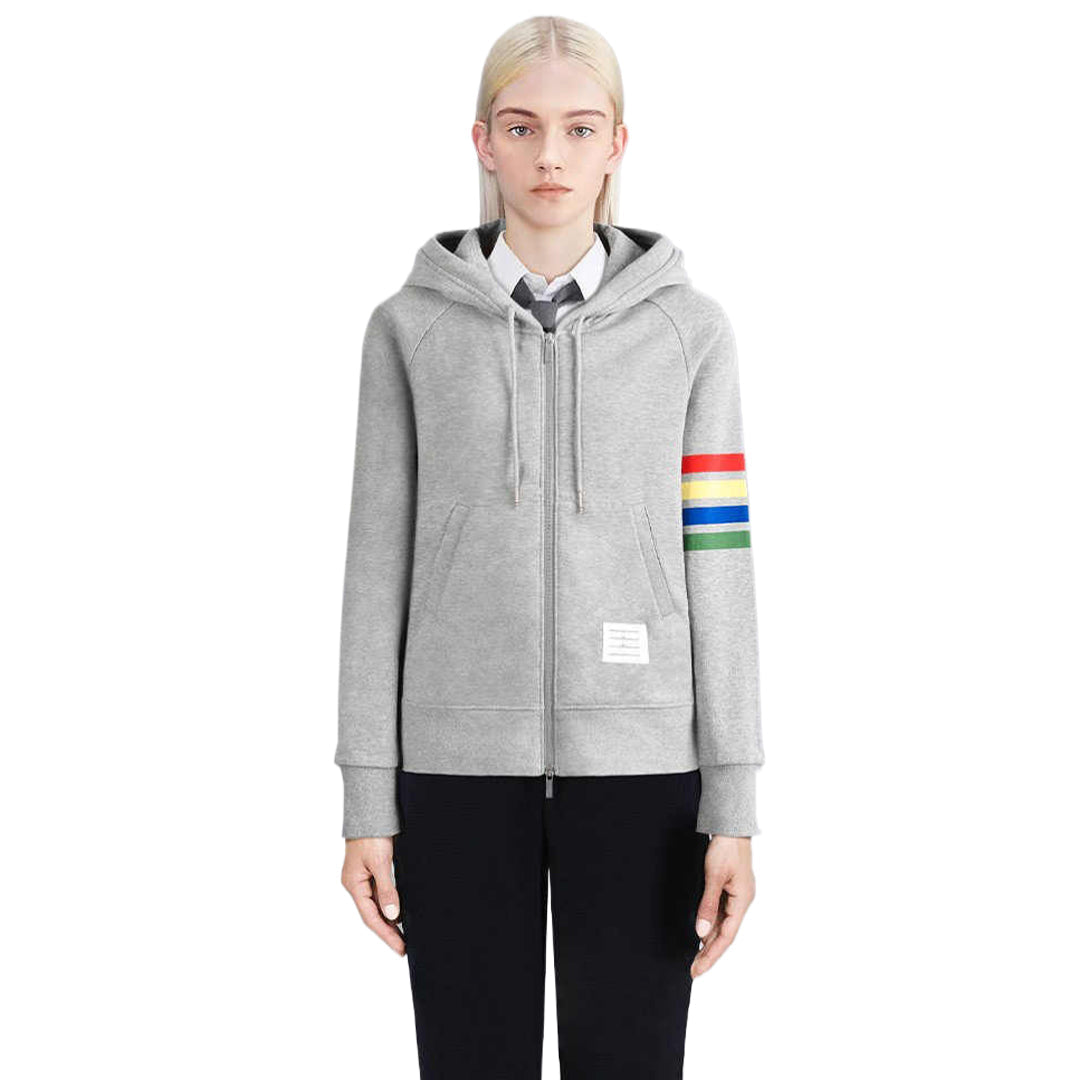 SOLA  Rainbow Stripes Hoodie