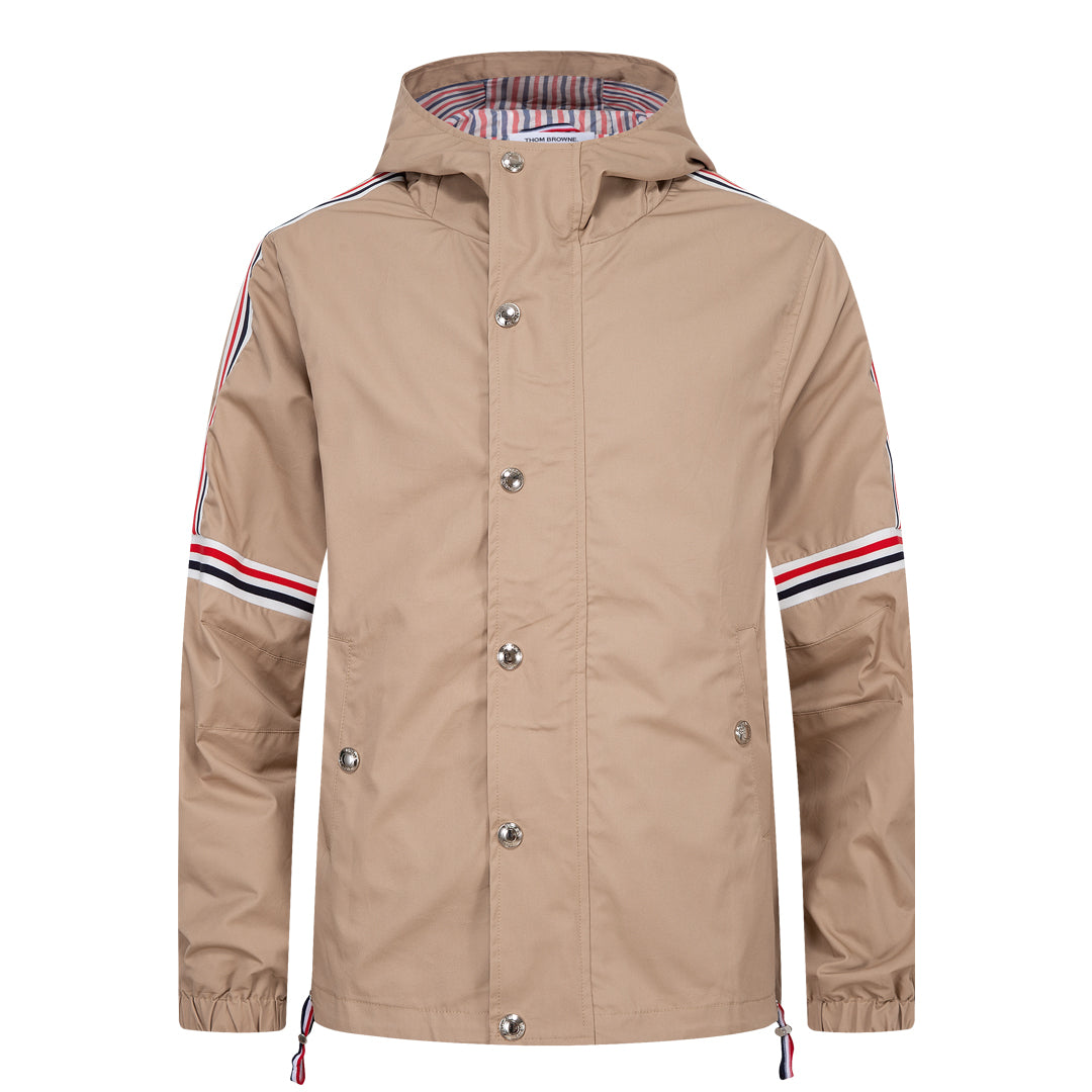 SOLA  Khaki Hooded Jacket