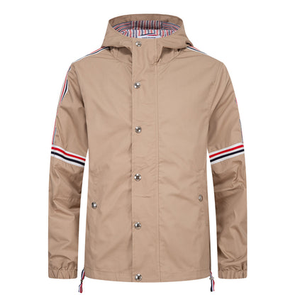 SOLA  Khaki Hooded Jacket