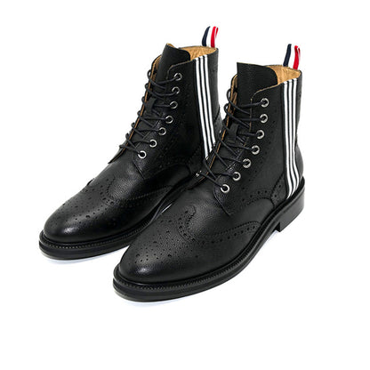 SOLA  High Top leather Shoe