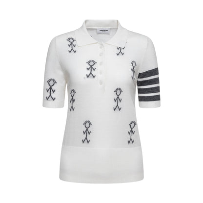 SOLA Women Stickman POLO shirt