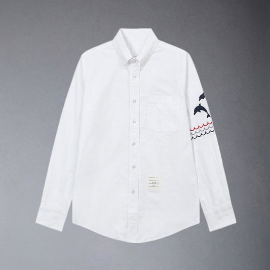 SOLA  2025ss Embroidery Shirt