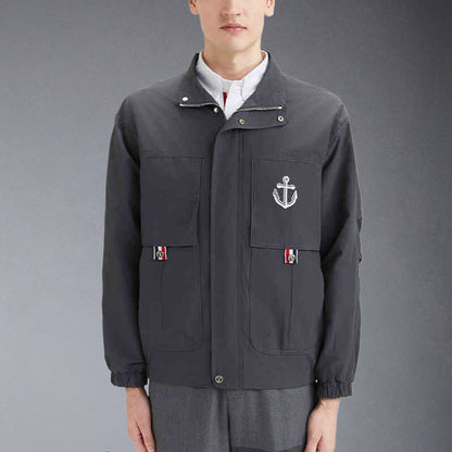 SOLA  Anchor embroidery Jacket