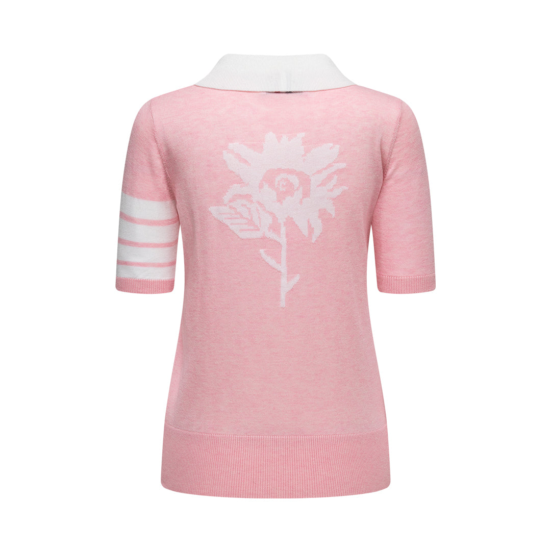 SOLA  Women Flowers POLO shirt