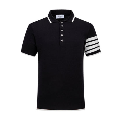 SOLA  Contrast stripes POLO Shirt