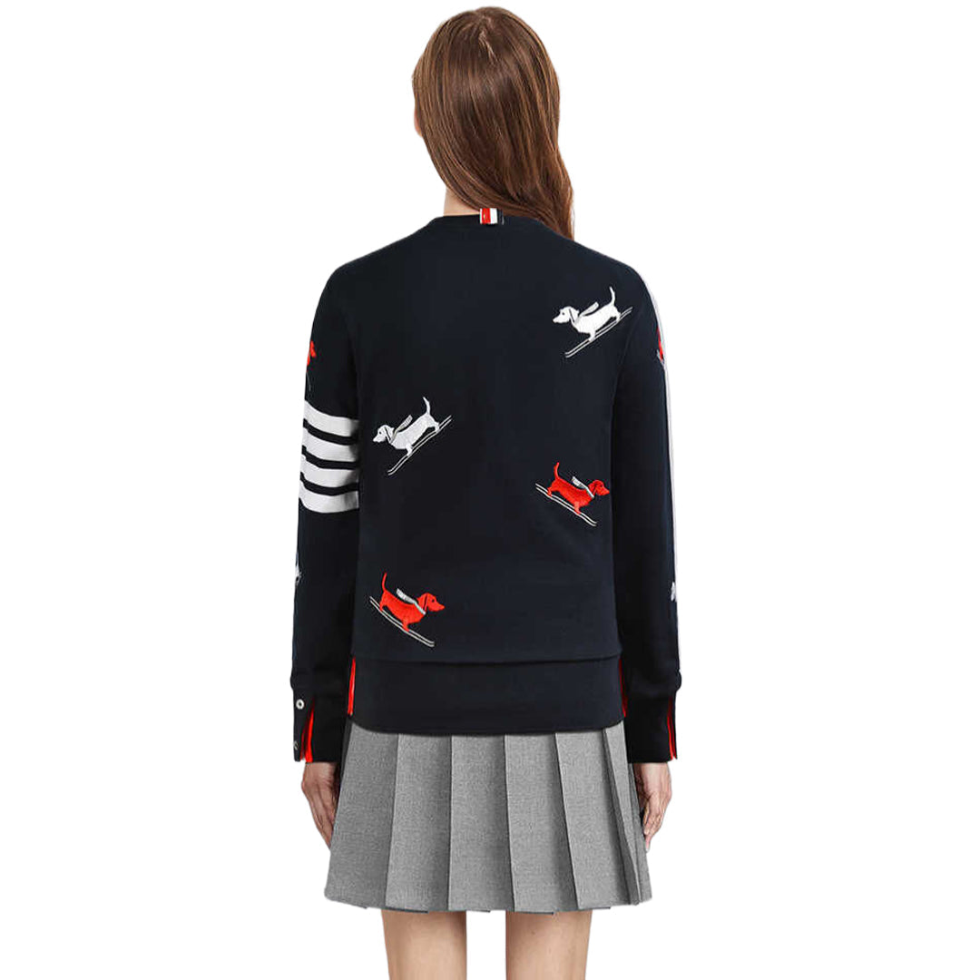 SOLA  Puppy Embroidery Sweatshirt