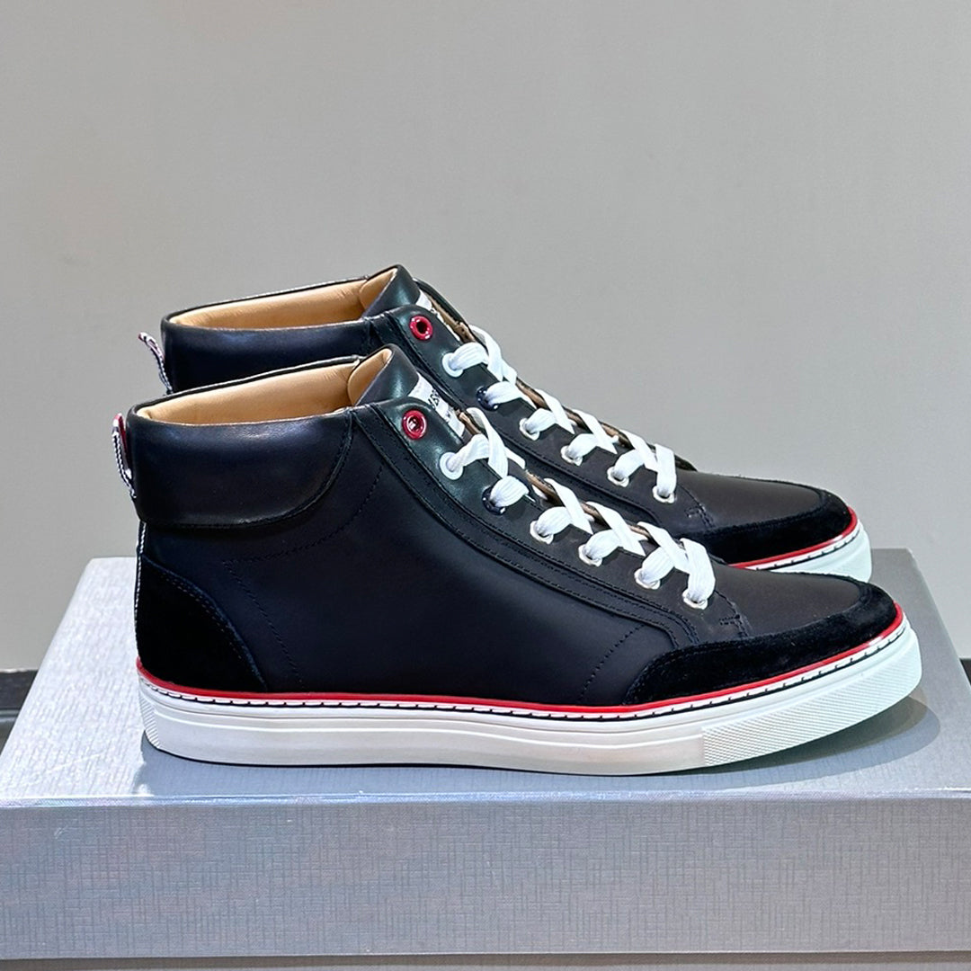 SOLA  High Top Leather Sneakers