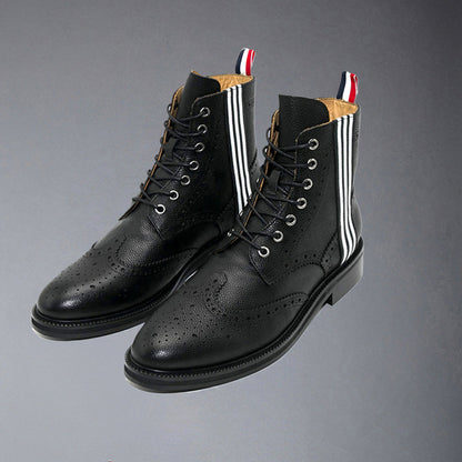 SOLA  High Top leather Shoe