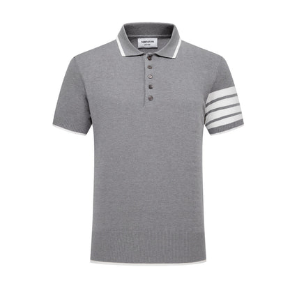 SOLA  Contrast stripes POLO Shirt