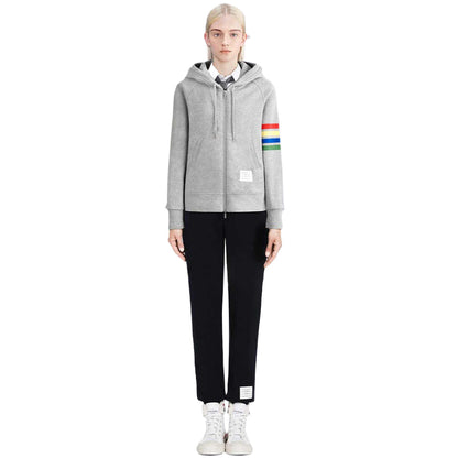 SOLA  Rainbow Stripes Hoodie