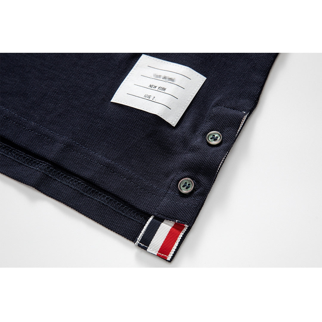 SOLA  Pocket Stripes POLO Shirt