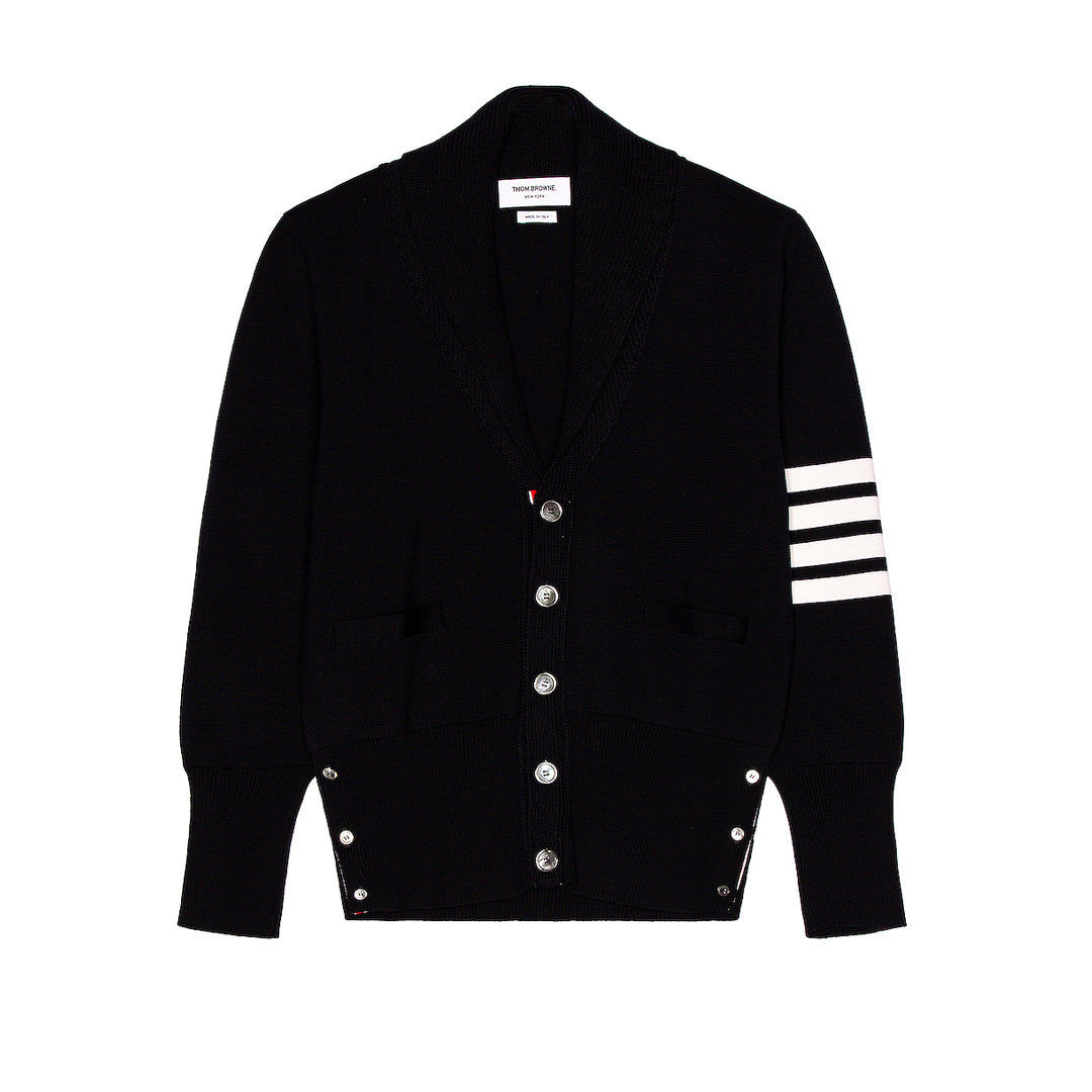 SOLA  4-Bar Thick knitted jacket