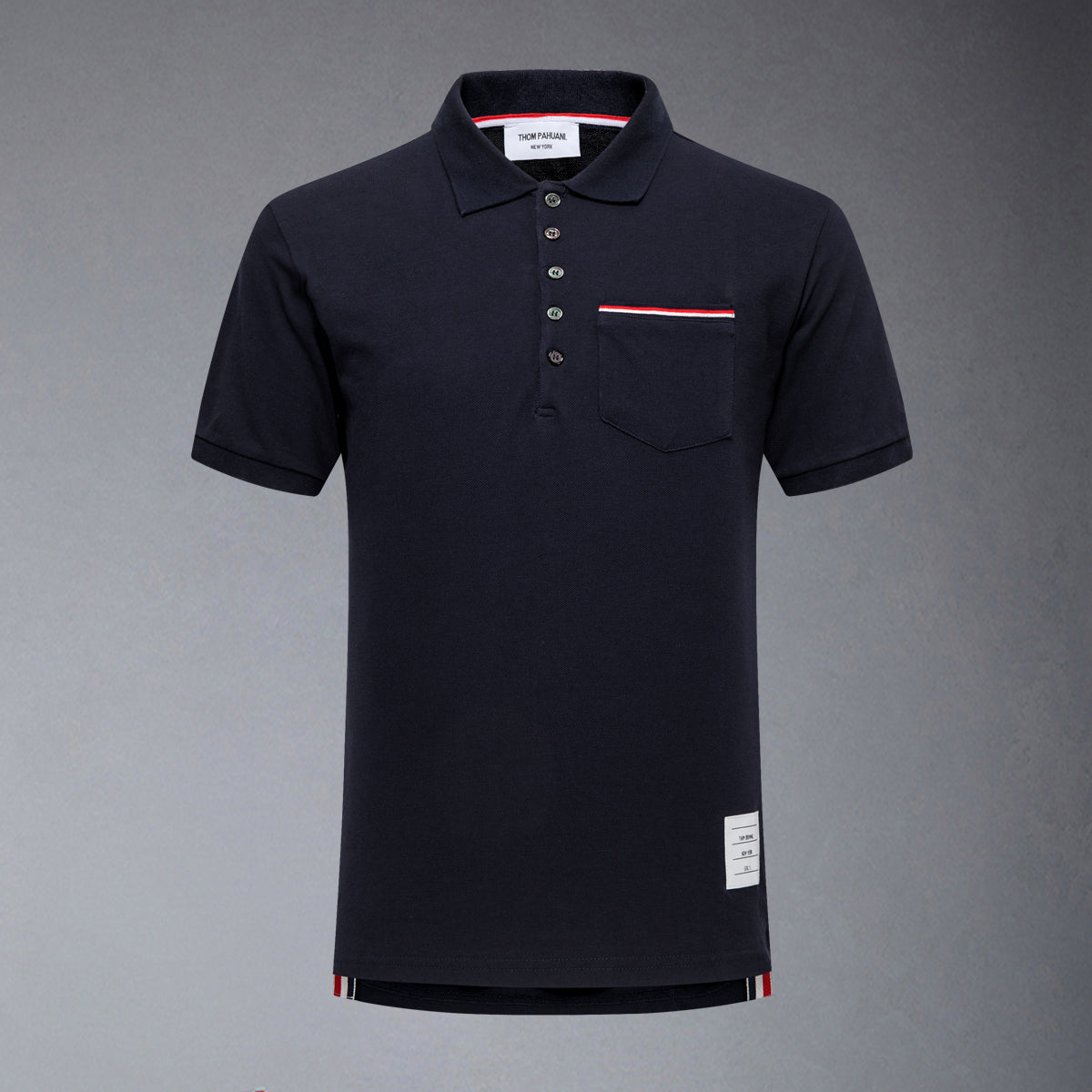 SOLA  Pocket Stripes POLO Shirt