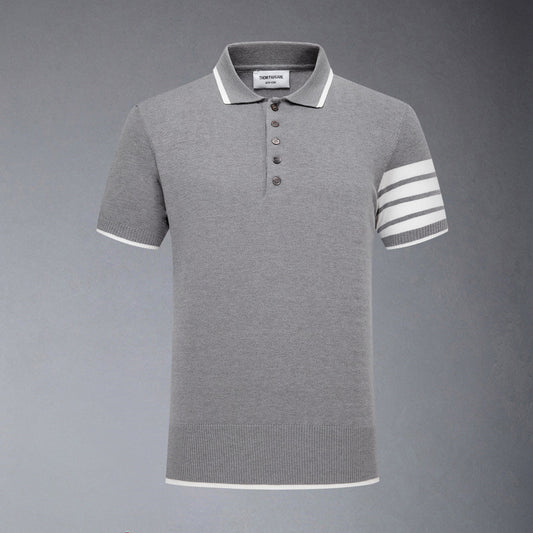 SOLA  Contrast stripes POLO Shirt