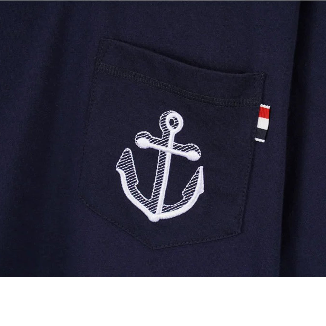 SOLA  Anchor Embroidery  T-shirt