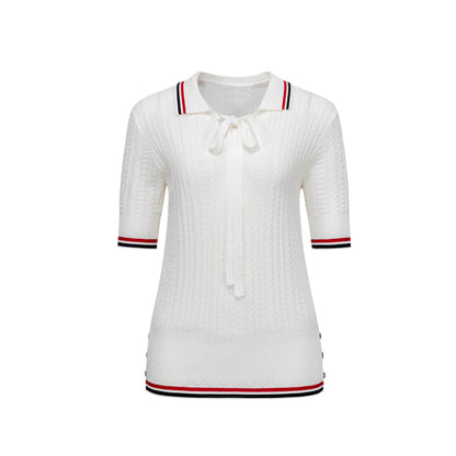 SOLA  Women stripe POLO shirt