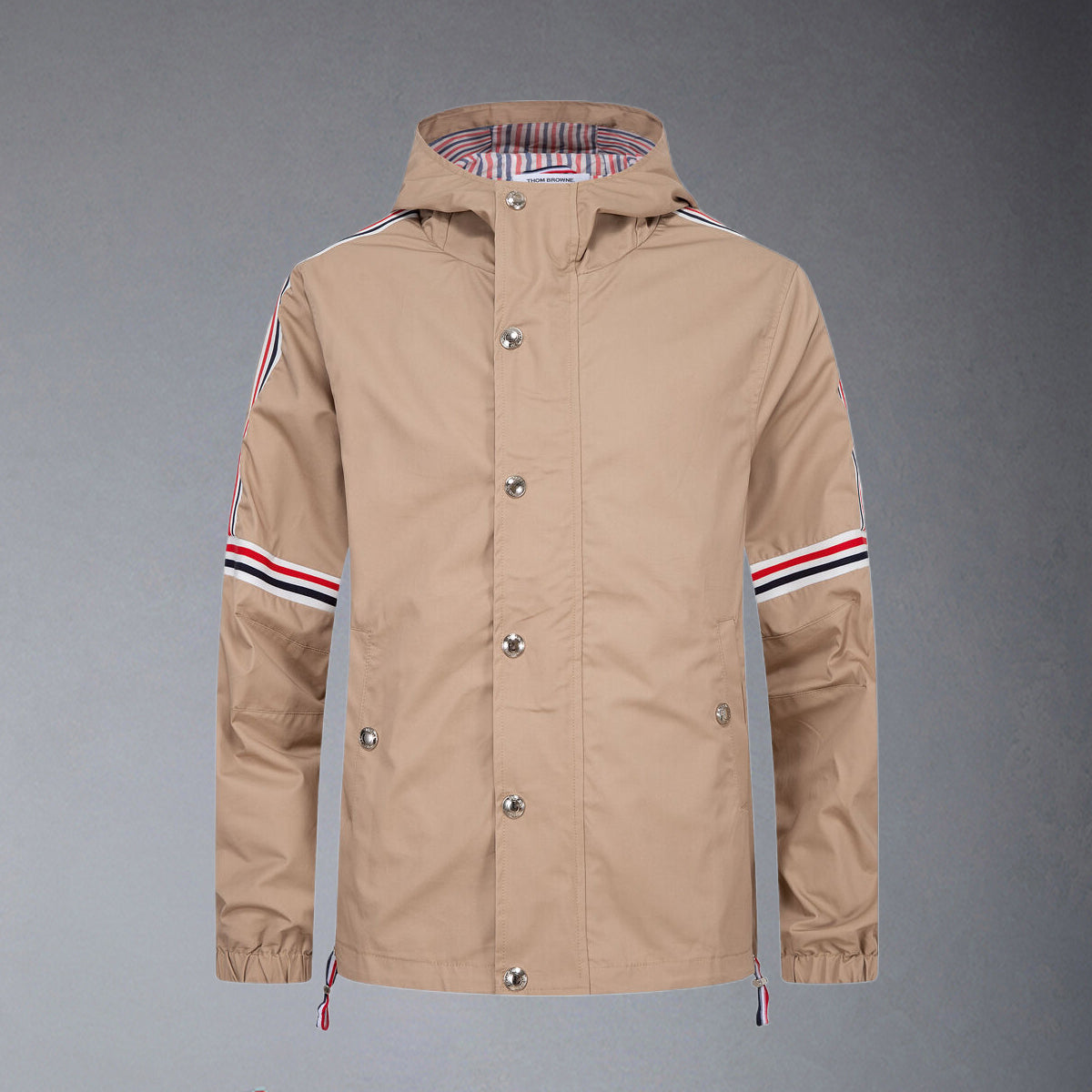 SOLA  Khaki Hooded Jacket