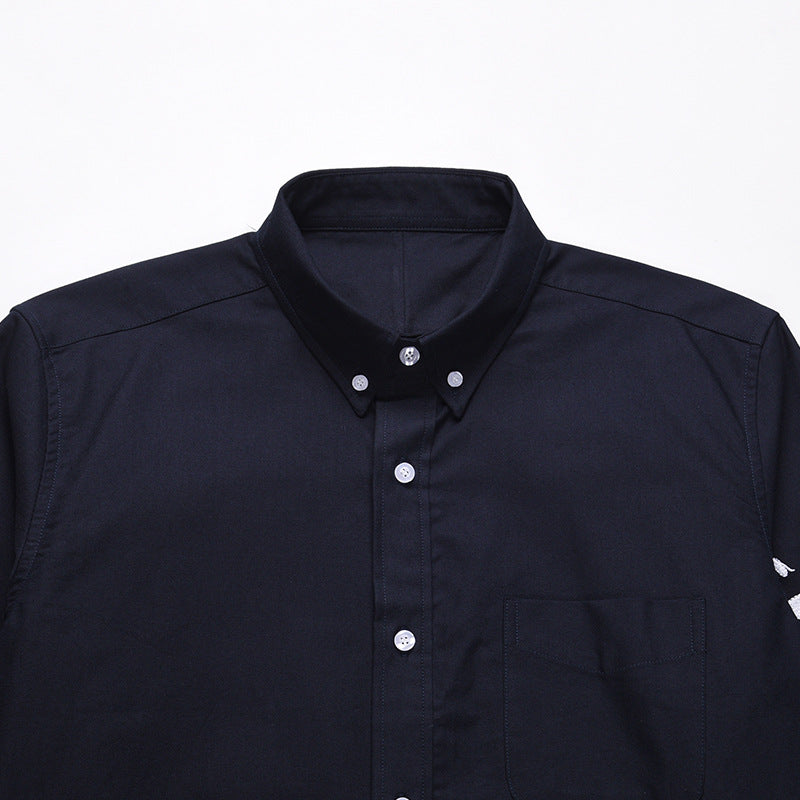 SOLA  4-Bar Embroidery Shirt