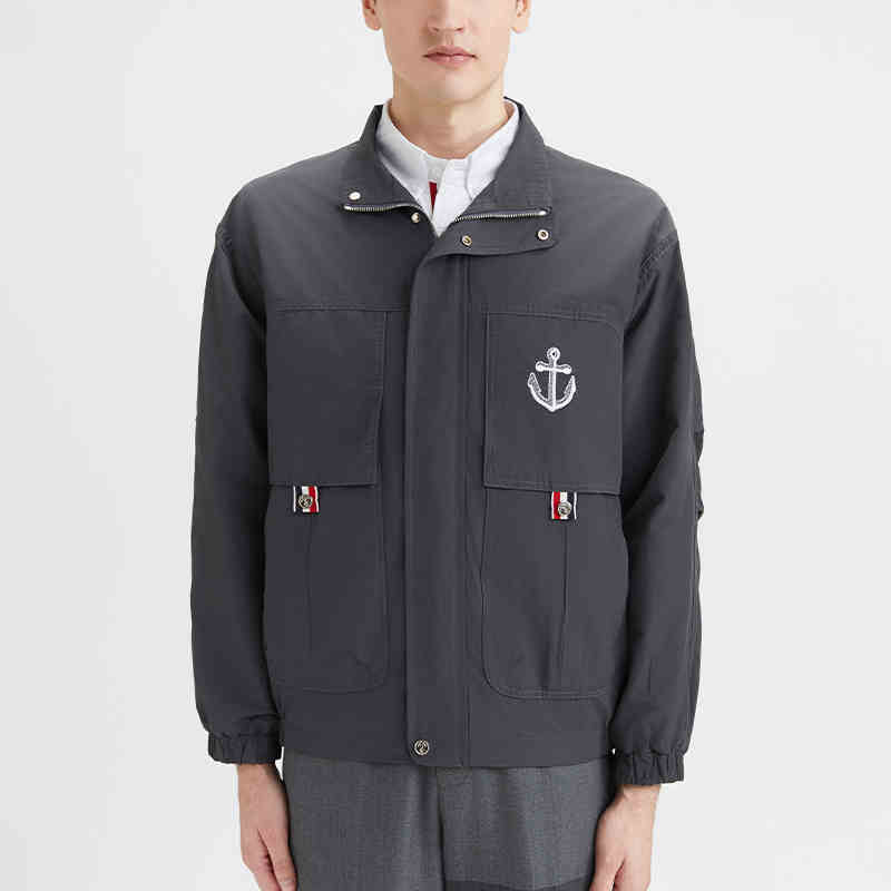 SOLA  Anchor embroidery Jacket